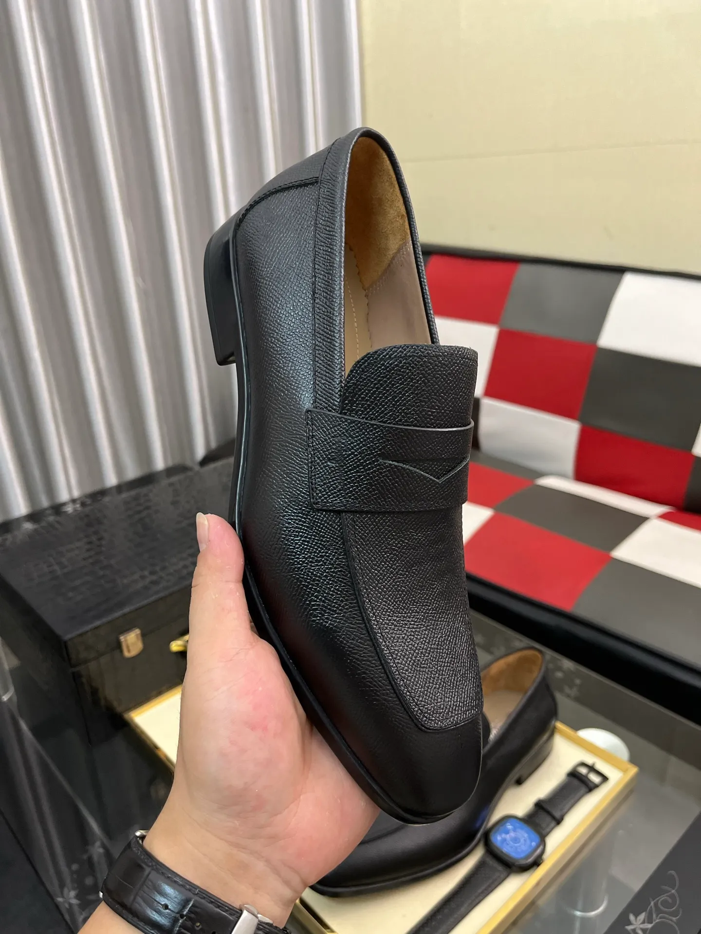 Men's shoes 💰600⌚️⌚️[Salvatore Ferragamo] Ferragamo business leather shoes, 1:1 top purchasing quality, imported selected original calfskin for the uppers, imported original soft water-dyed cowhide for the inner feet, imported original customized Italian handmade lightweight foam outsole, size: 39-44 5️⃣ options available